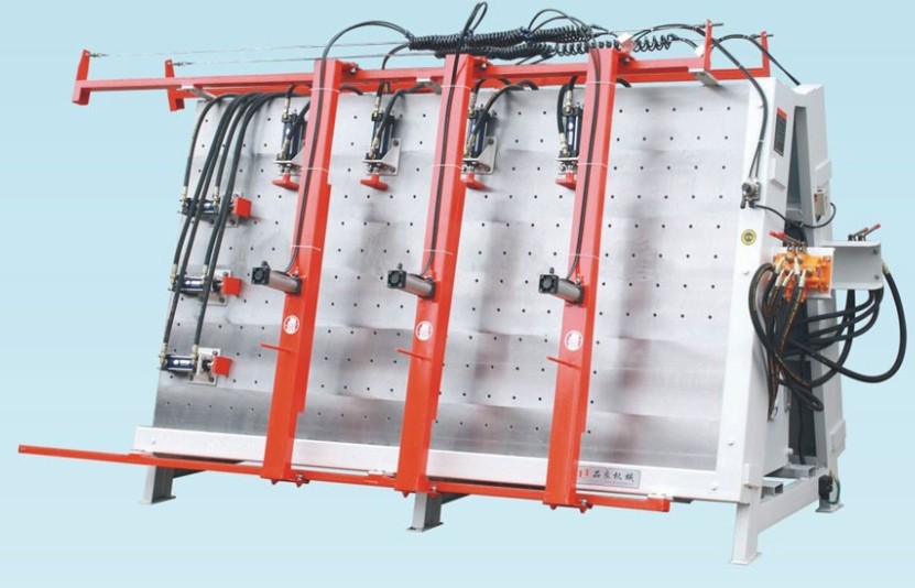液壓雙面框架組合機、門窗組框機MH2210
